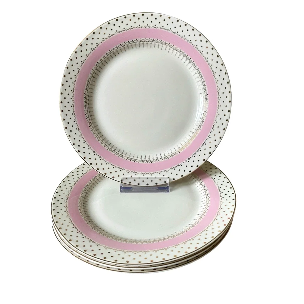 NEW Grace Teaware Fine Porcelain Salad Plates 8